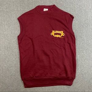 Vintage Alabama Sleeveless Sweatshirt - Burgundy - Size Medium